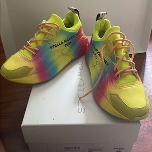 USED STELLA MCCARTNEY rainbow sneakers. Worn once.